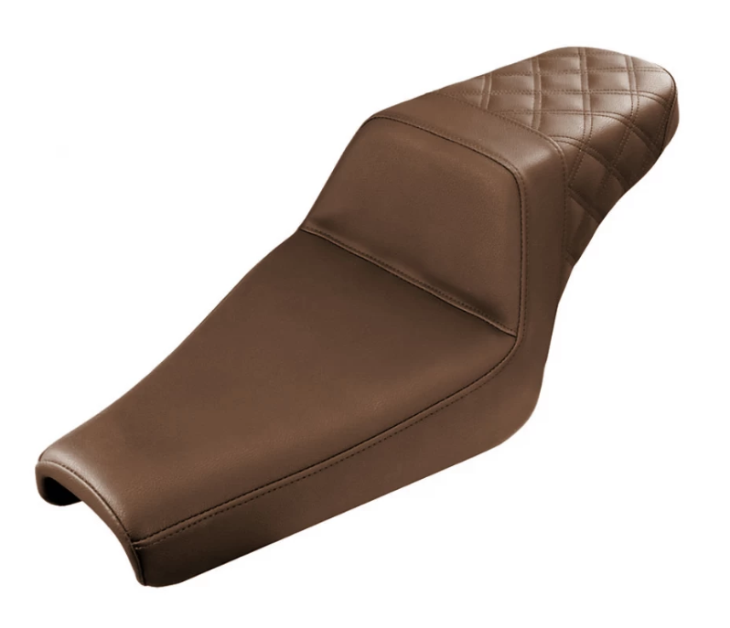 Saddlemen Brown Step-Up Seat fits 2004-2020 Harley Sportster with 4.5 Gal Tank
