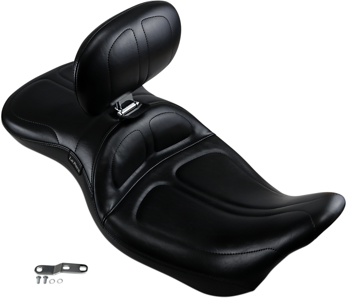 Le Pera Maverick Stitched Seat & Backrest for 2008-2024 Harley Touring LK-957BR