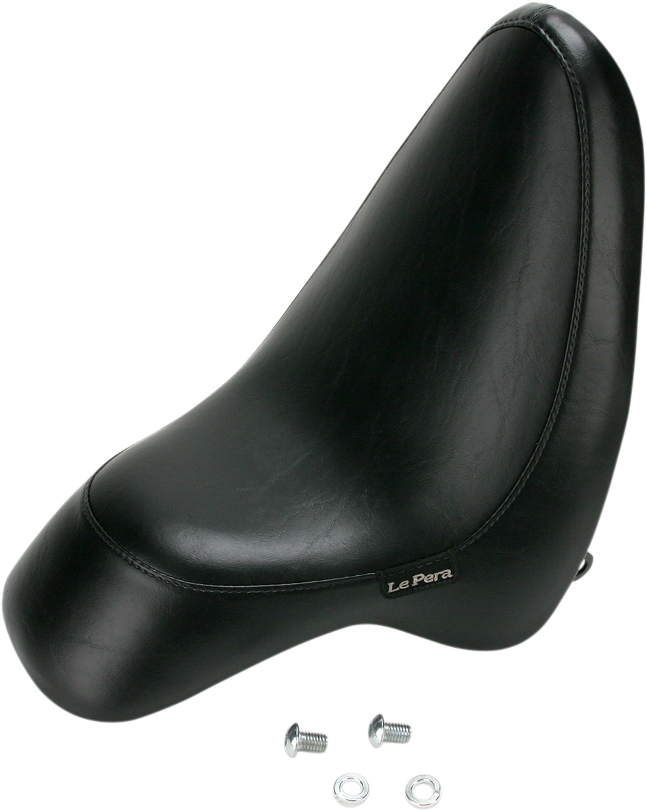 Le Pera Silhouette Smooth Bullet Solo Seat fits 2000-07 Harley Softail FLST FXST