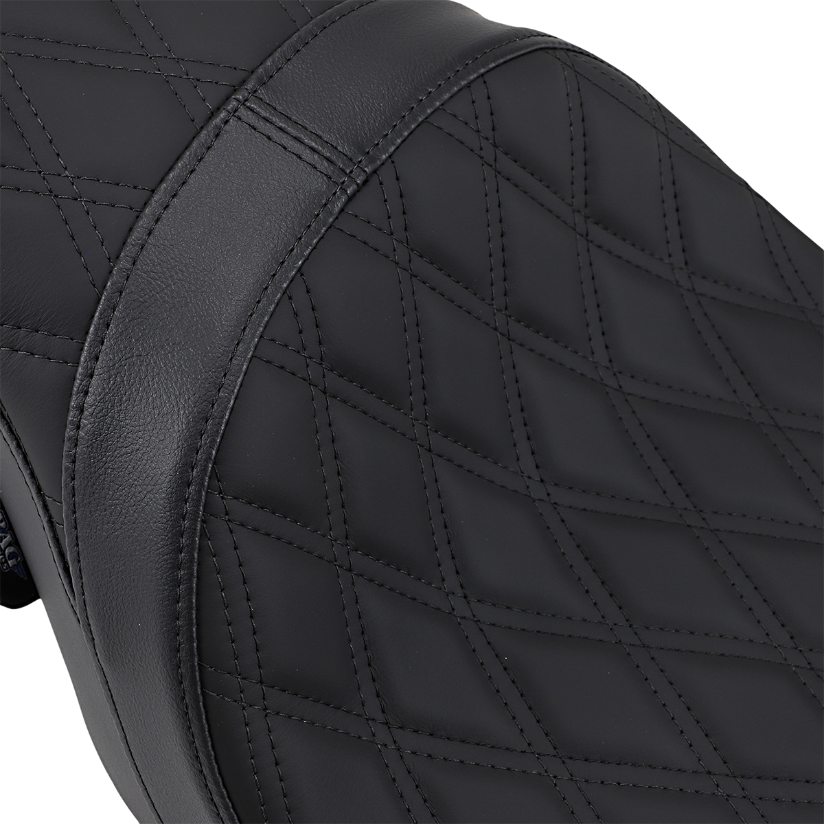 Drag Specialties Predator Solar Leather Diamond Seat fits 2008-24 Harley Touring