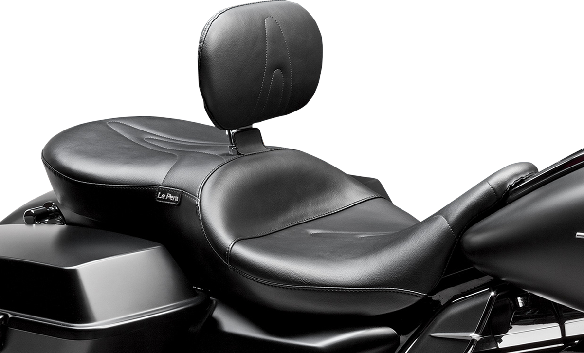 Le Pera RT66 Stitched Seat & Backrest fits 2008-2024 Harley Touring LK-767BR