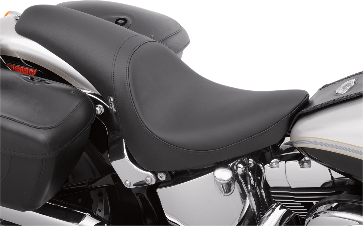 Drag Specialties Predator Smooth Seat for 2000-2017 Harley Softail FLST FXST