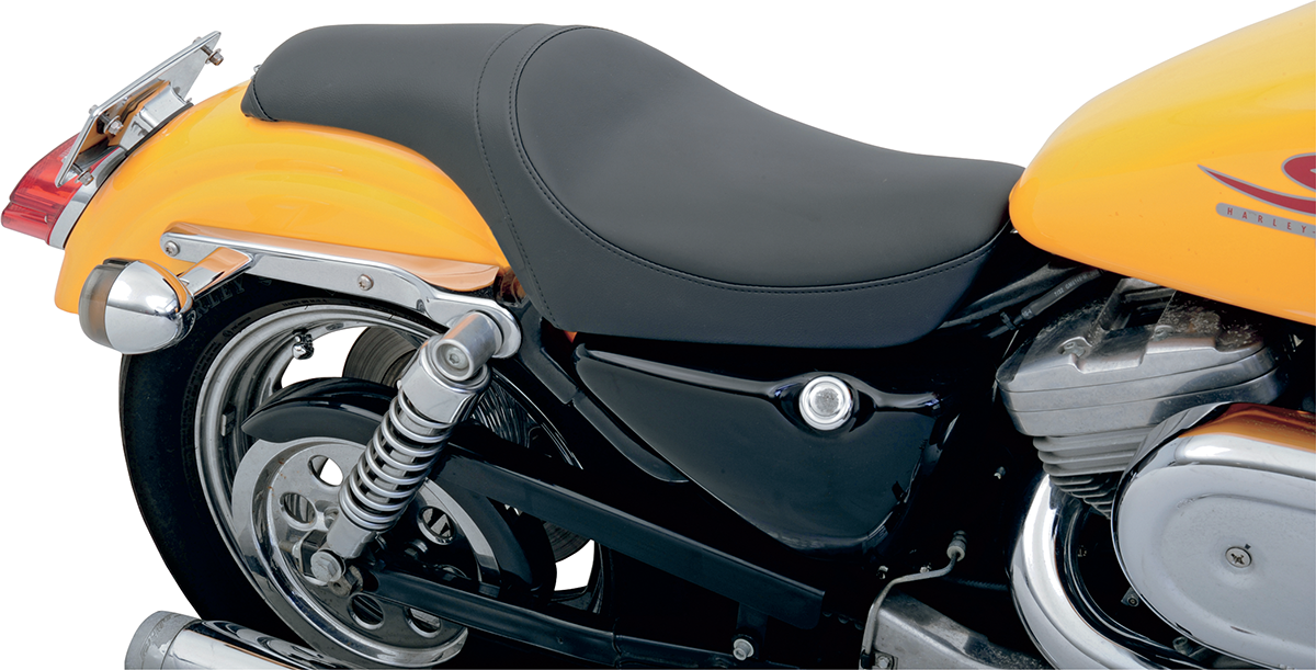 Drag Specialties Black Smooth Predator Seat fits 1982-2003 Harley Sportster
