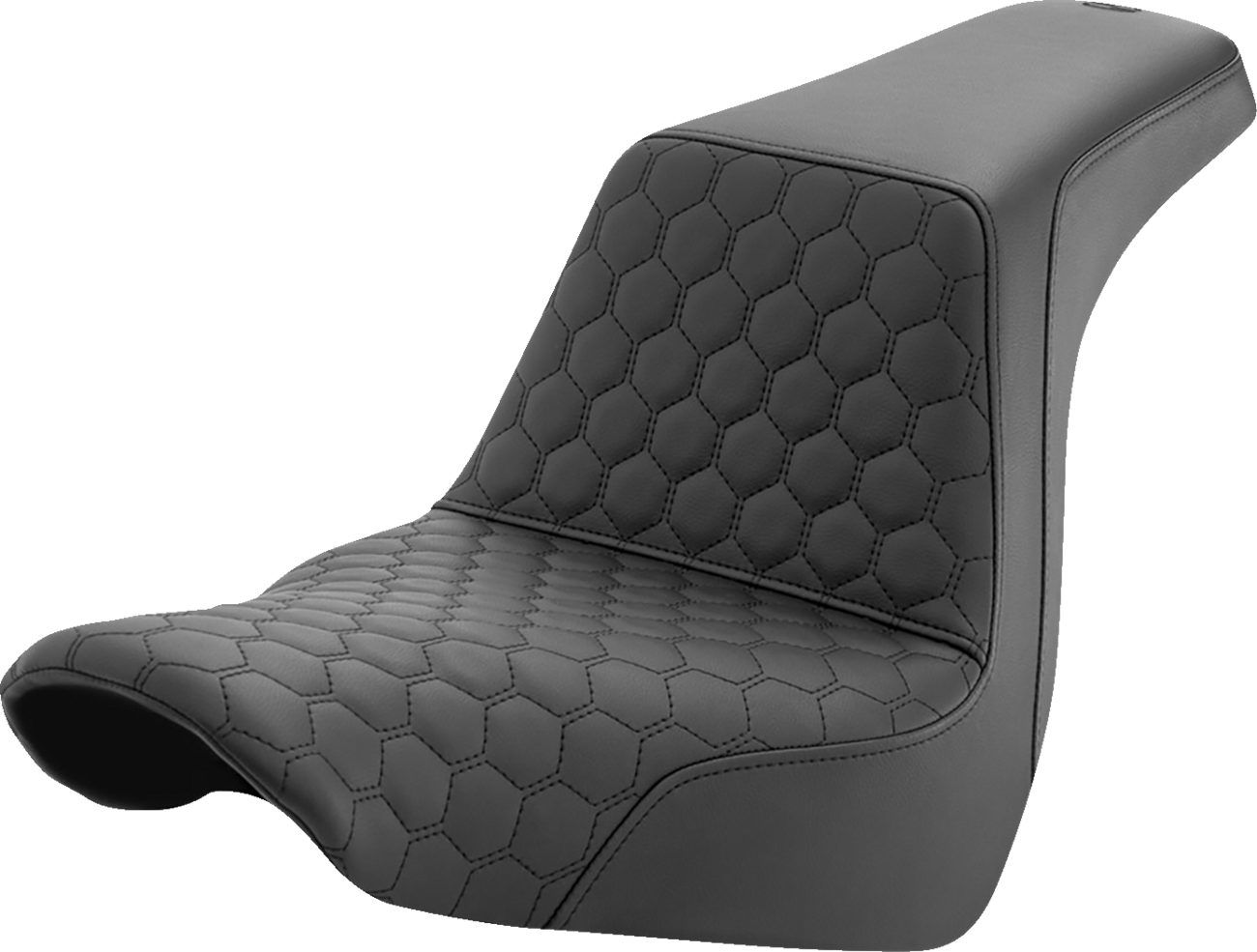 Saddlemen Step Up Honeycomb Stitch Seat fits 2018-2025 Harley Softail FXLR FLSB