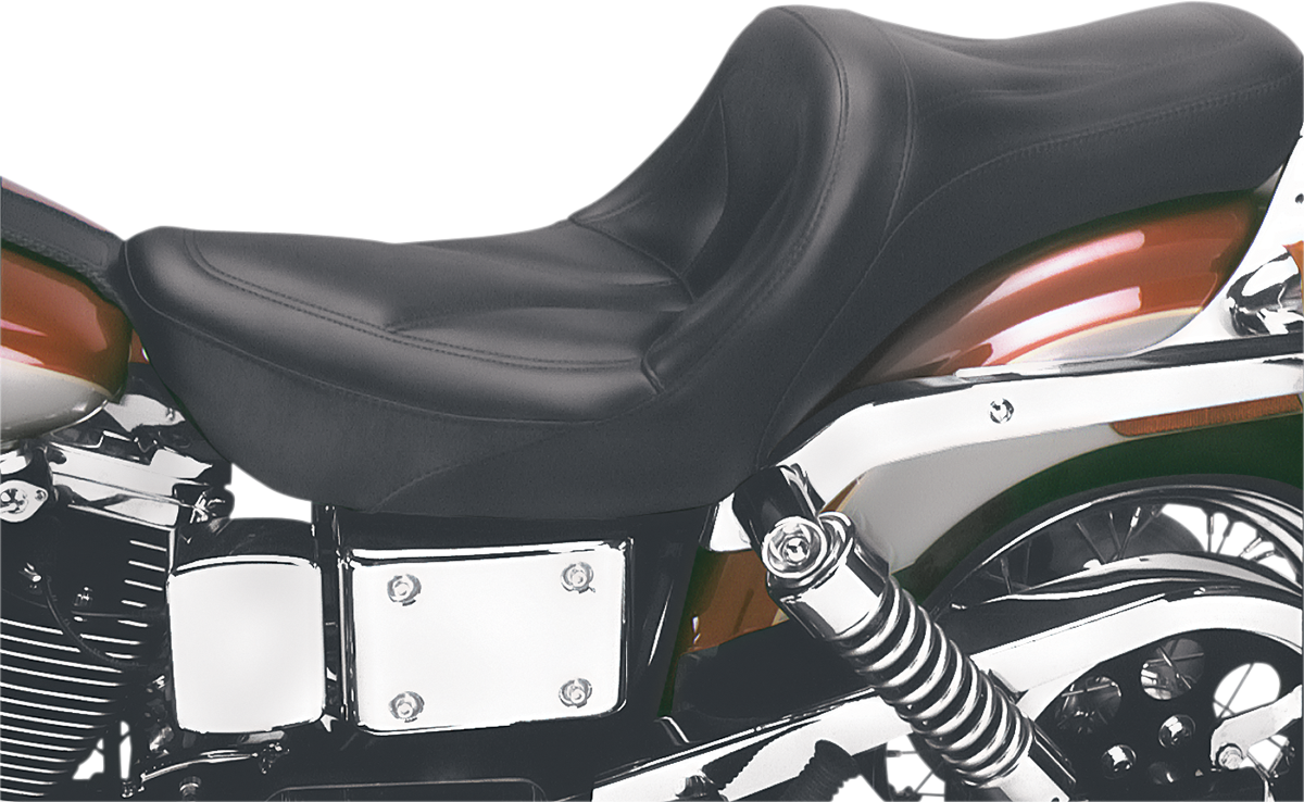 Saddlemen Black King Stitched Seat fits 1996-2003 Harley Dyna Wide Glide FXDWG