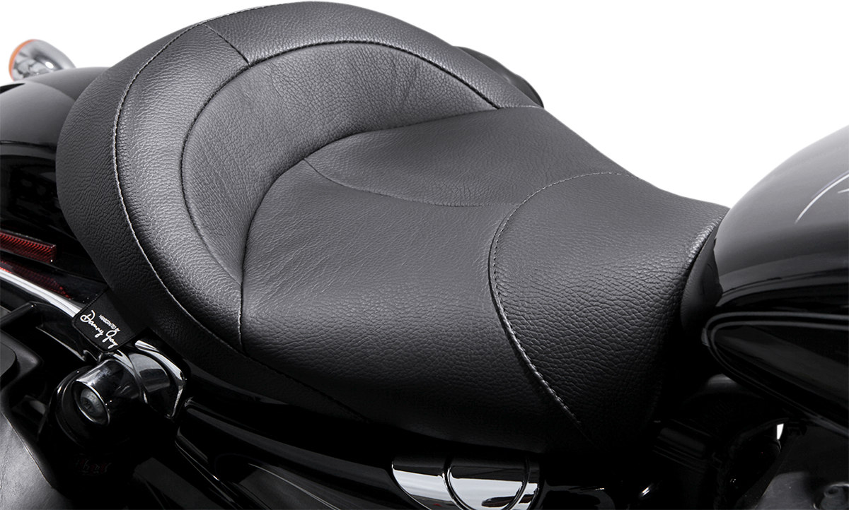 Danny Gray Leather BigIST Solo Seat fits 2004-2022 Harley Sportster Models