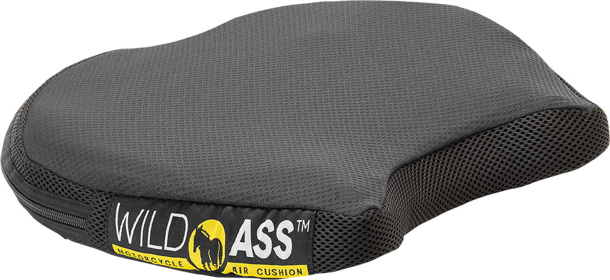 Wild Ass Black Yellow Classic Smart Air Universal Motorcycle Seat Cushion Harley