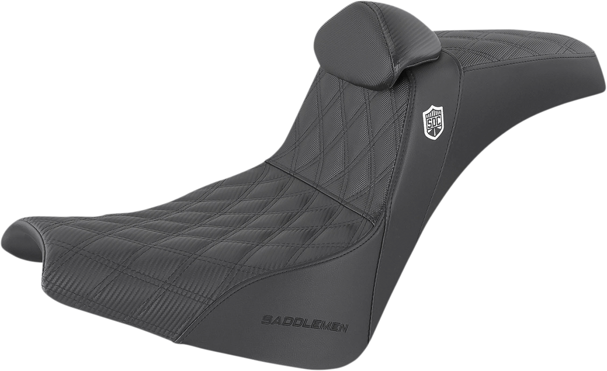 Saddlemen SDC Pro Grip Performance Seat & Backrest 2018-2025 Harley Softail FXBB
