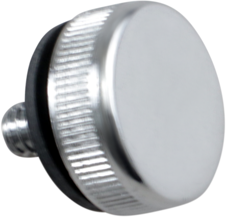 Danny Gray Chrome Knurled Seat Knob 1/4"-20 Harley Davidson XL FXST FXR FLHT