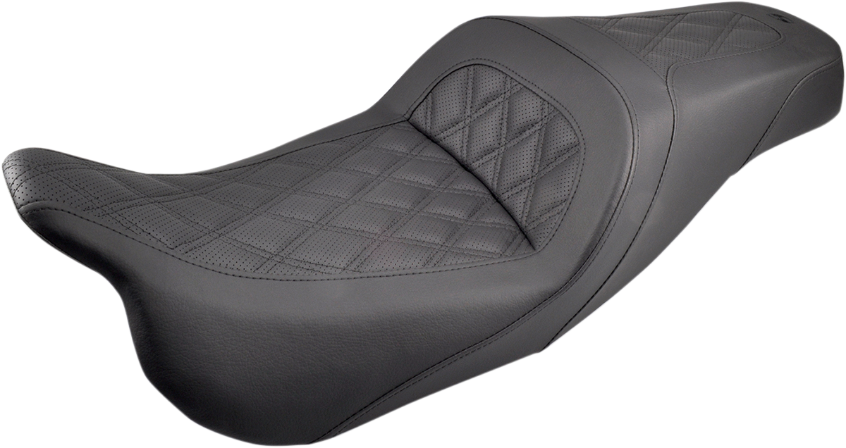 Saddlemen Slim Gel Motorcycle Seat fits 2008-2024 Harley Touring Street Glide