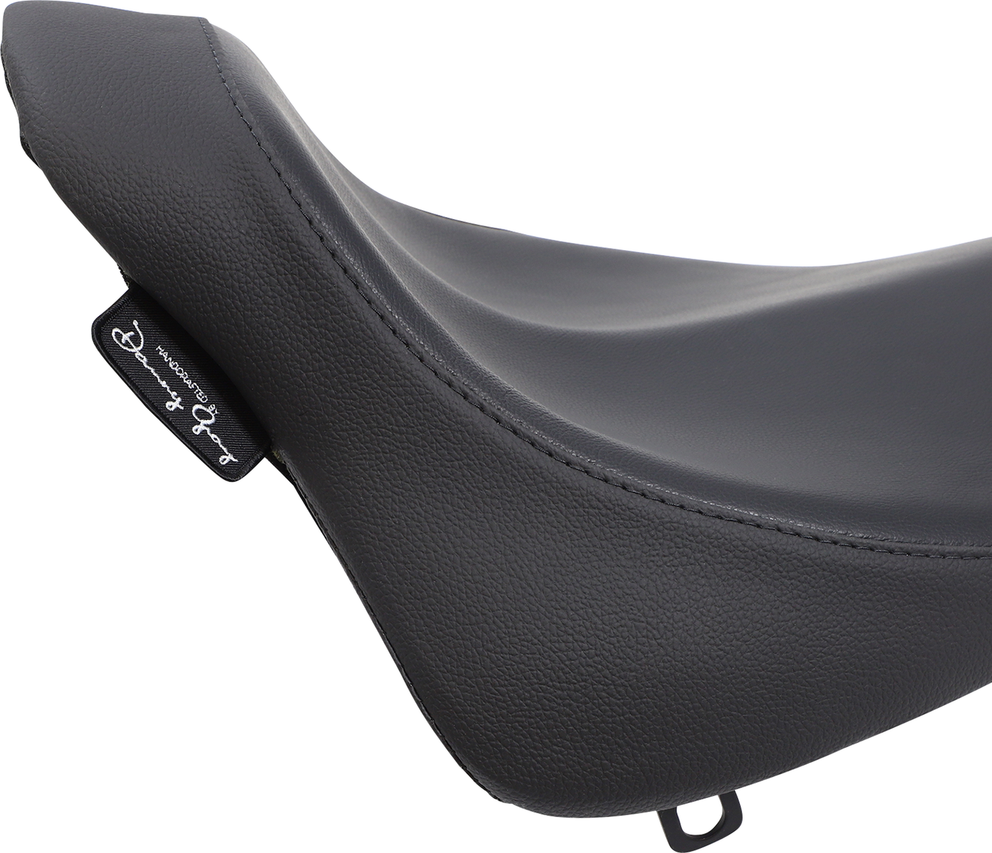 Danny Gray Black Buttcrack Leather Solo Seat fits 1984-1999 Harley Softail FLSTN