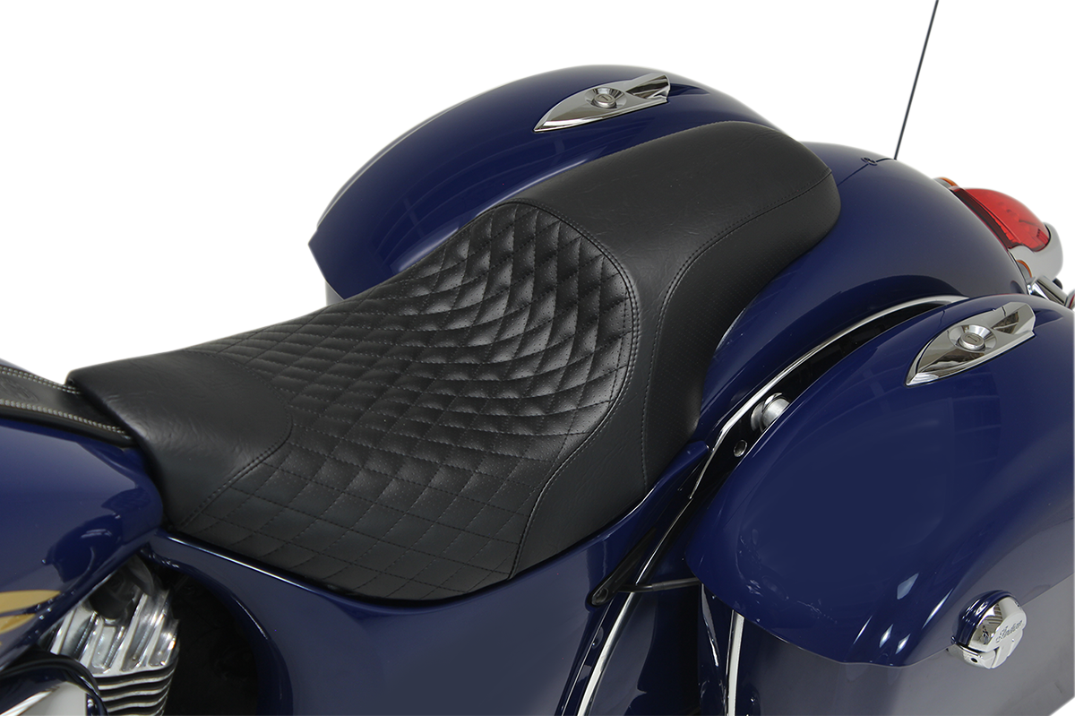 Mustang Shope Tripper Diamond Stitch Seat 2014-2023 Indian Chieftain Dark Horse
