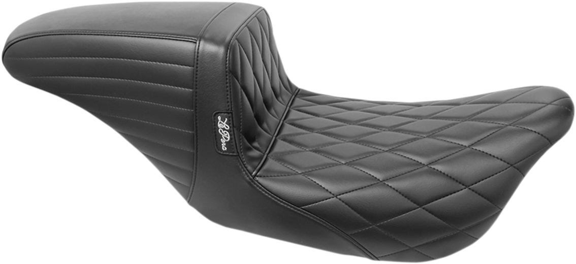Le Pera Kickflip Diamond Stitch Seat fits 2008-2024 Harley Touring LK-597DM