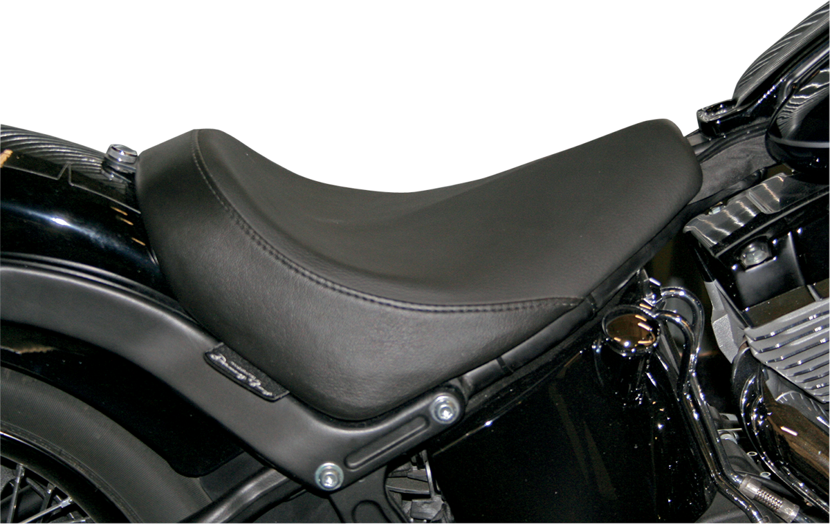 Danny Gray Black Buttcrack Solo Seat 2011-2017 Harley Softail Blackline FLS FLSS