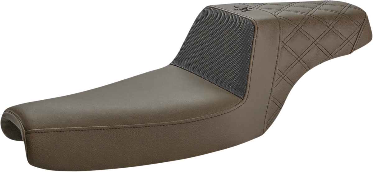 Saddlemen Performance Gripper Brown Gelcore Seat fits 2004-2022 Harley Sportster