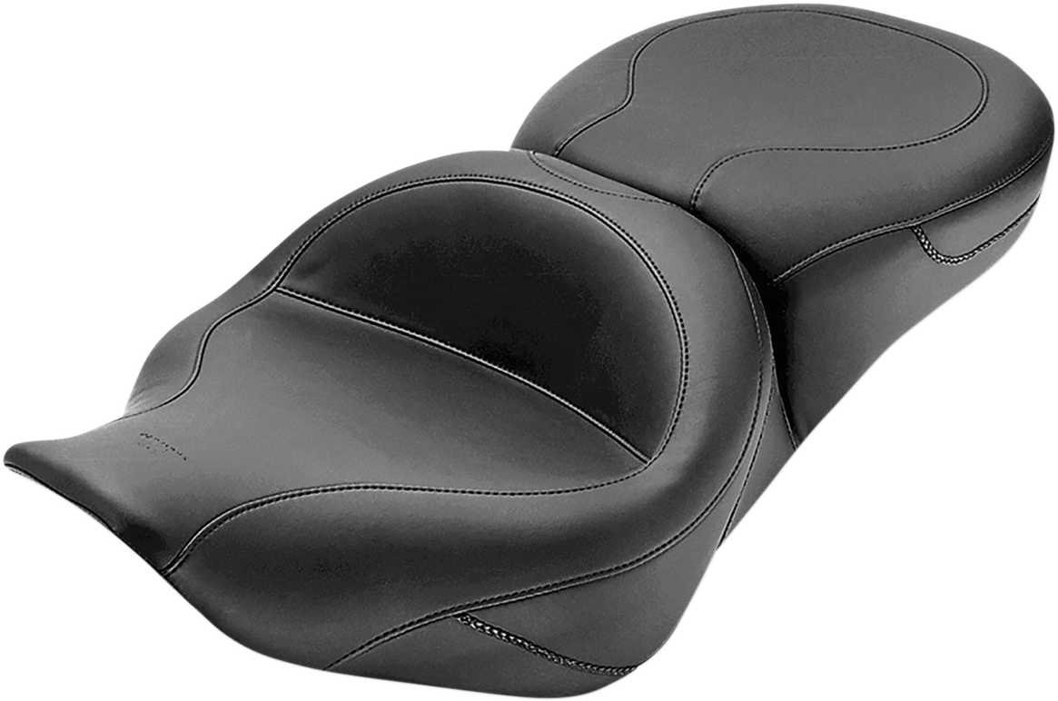 Mustang Vintage Wide 2-Up Motorcycle Seat 1997-2007 Harley Road King Street Glide