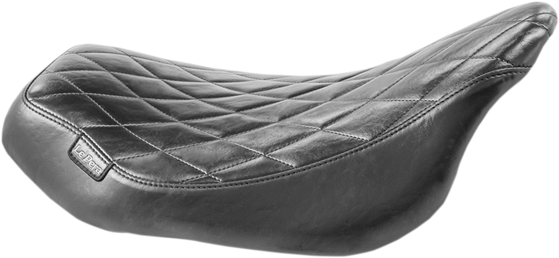 Le Pera Streaker Diamond Stitch Solo Seat fits 2008-2024 Harley Touring LK-357DM