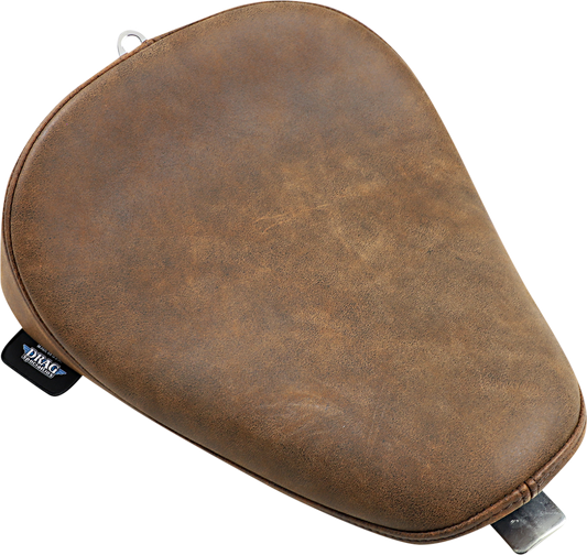 Drag Specialties Brown Leather Bobber Solo Seat 2010-2021 Harley Sportster XLL
