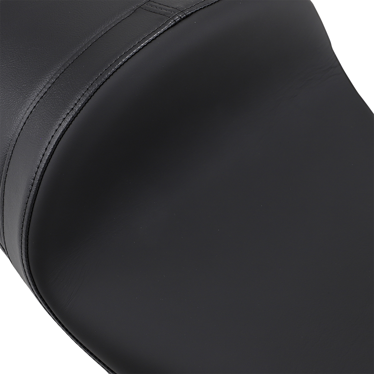 Drag Specialties Smooth Leather Solo Seat fits 2008-2024 Harley Touring Models