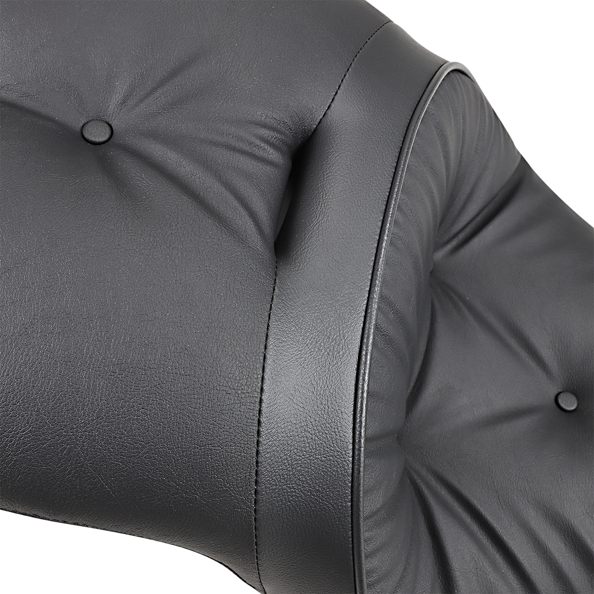 Drag Specialties Leather 2-Up Pillow Seat fits 2009-24 Harley Touring Road Glide