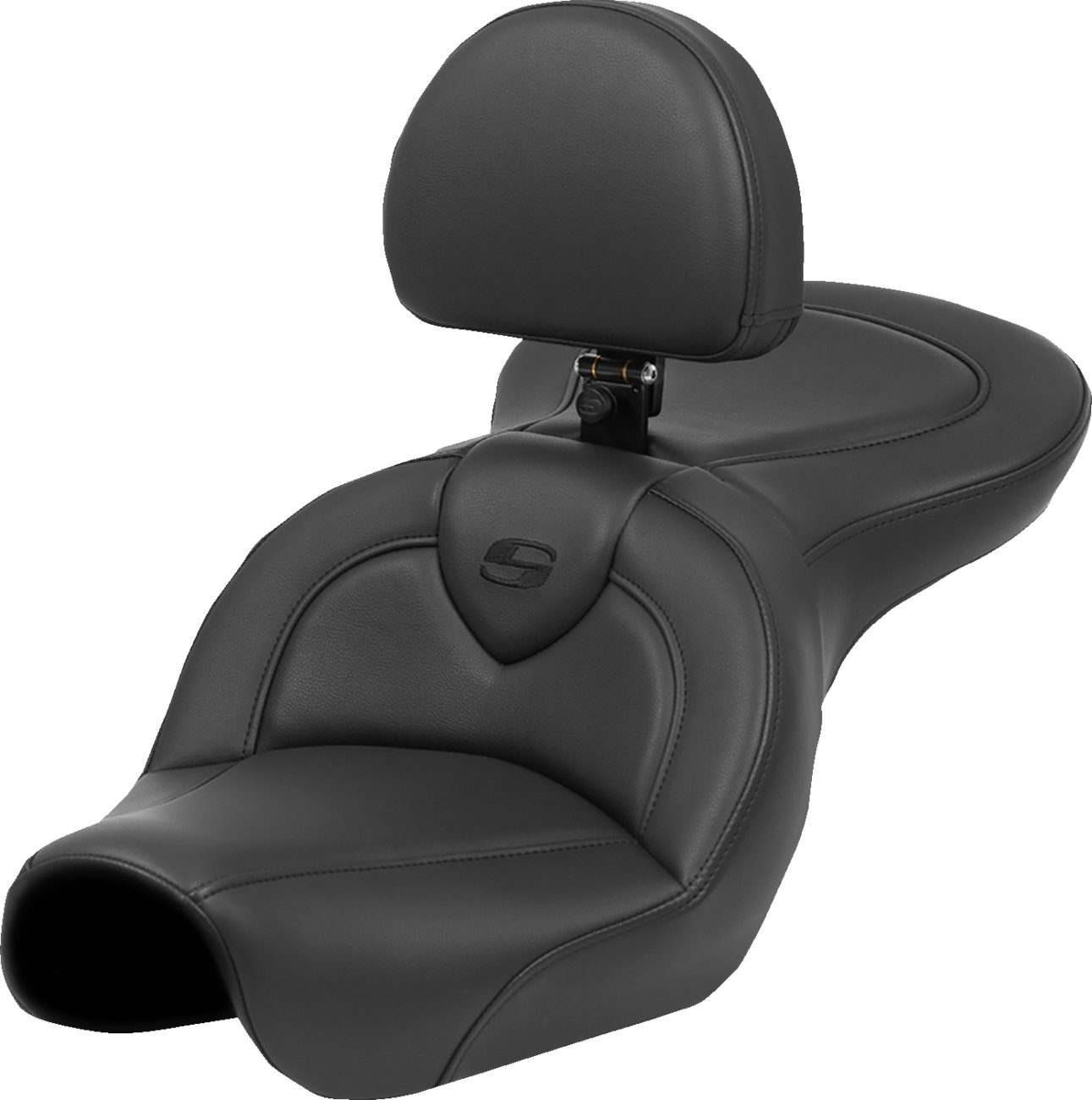 Saddlemen Roadsofa with Backrest Seat for 2004-2005 Harley Dyna Super Glide FXDL