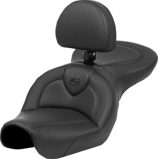 Saddlemen Roadsofa with Backrest Seat for 2004-2005 Harley Dyna Super Glide FXDL