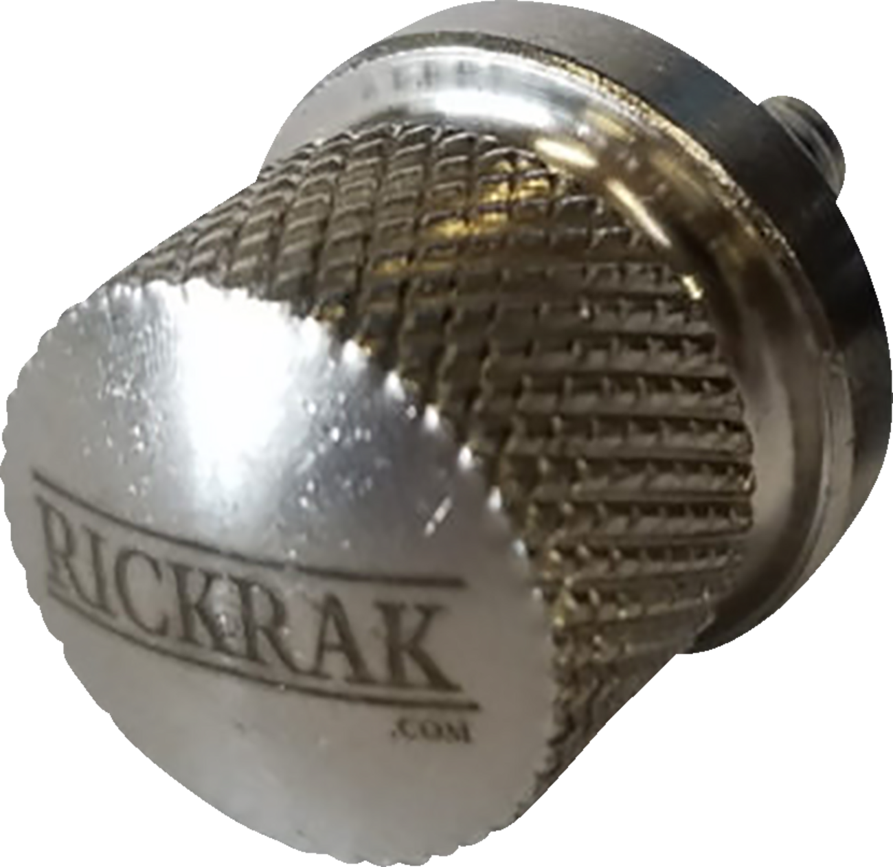 Rickrak Silver Stainless Steel 1/4-20 Seat Bolt for Harley Models