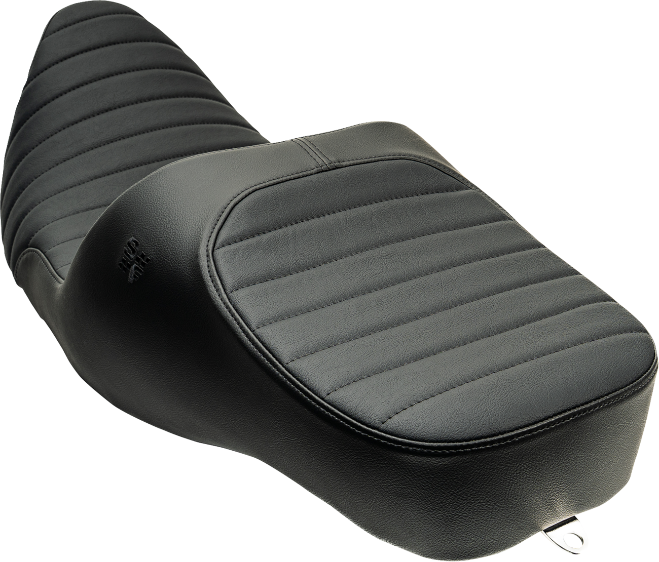 Slyfox Chariot Black Classic Stitch Seat fits 2009-2025 Harley Touring FLH FLT