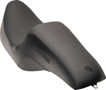 Slyfox Smooth Carbon Fiber Seat fits 2008-2024 Harley Touring FLHX FLTR FLHT