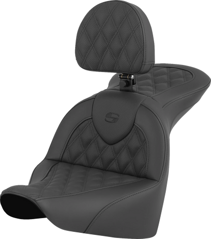 Saddlemen Roadsofa Lattice Seat & Backrest 2018-2026 Harley Softail FXBR FLFB