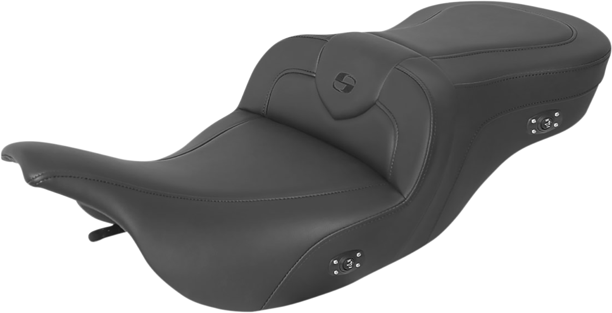 Saddlemen Heated RoadSofa Seat Without Backrest 1997-2007 Harley Touring Models