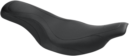 Mustang Daytripper Leather 2-Up Seat 1997-2007 Harley Touring FLTR FLHT FLHTCU