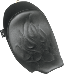 Danny Gray Black Speedcradle Flame Solo Seat fits 2008-2025 Harley Touring