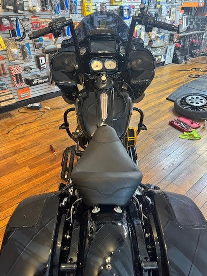 Mustang Vintage Stitched Solo Seat fits 2008-2024 Harley Davidson Touring 76027