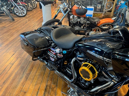 Mustang Vintage Stitched Solo Seat fits 2008-2024 Harley Davidson Touring 76027