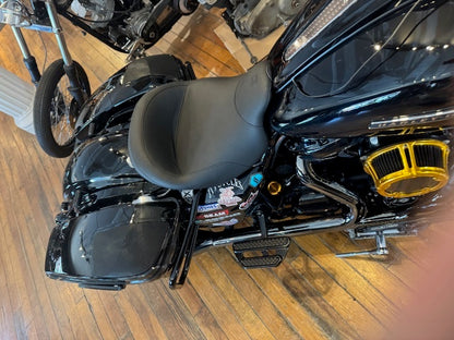 Mustang Vintage Stitched Solo Seat fits 2008-2024 Harley Davidson Touring 76027