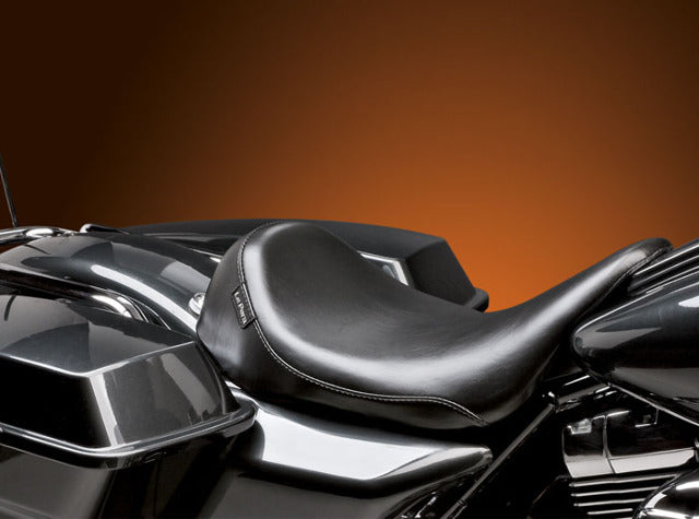 Le Pera Silhouette Smooth Low Profile Solo Seat 2008-2024 Harley Touring LK-857