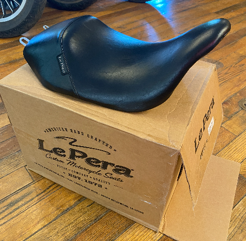 Le Pera Bare Bones Up-Front Solo Seat fits 2008-2024 Harley Touring LKU-005