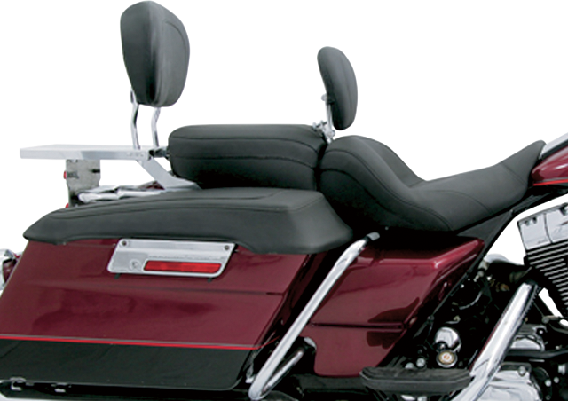 Mustang Lowdown 2-Up Seat & Backrest 97-07 Harley Touring FLHR FLHX FLHRS FLHRC