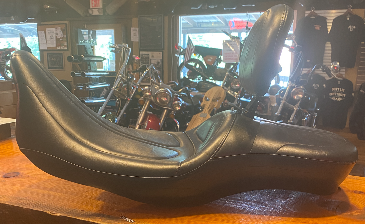 Le Pera Maverick Daddy Long Legs Seat & Backrest for 2008-2024 Harley Touring