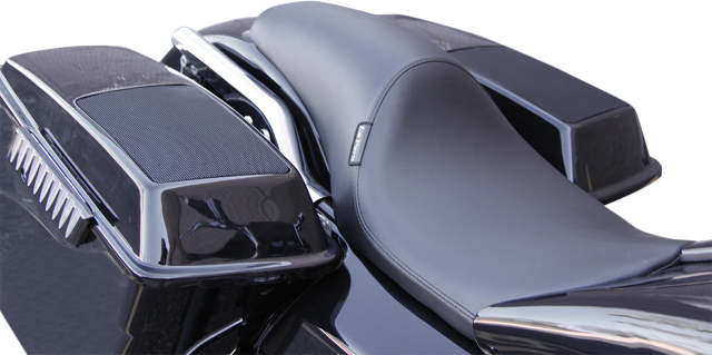 Le Pera Silhouette Seat 2008-2024 Harley Touring w/ Bagger Nation Stretched Tank