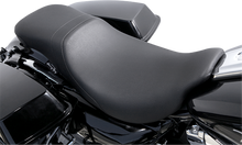 Danny Gray Black Vinyl LowIST Seat fits 2008-2025 Harley Touring FLHR FLHX FLHTC
