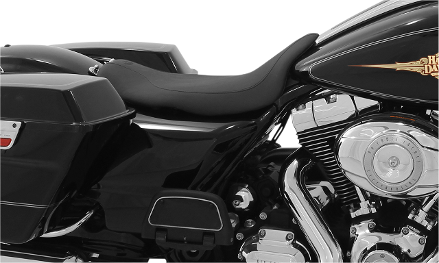 Mustang Runaround Smooth Low Solo Seat fits 2008-2024 Harley Touring 76869