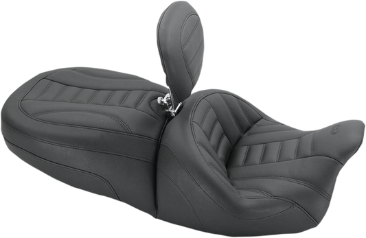 Mustang Vintage Forward Seat & Backrest for 2015-2021 Harley Freewheeler FLRT