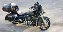 Danny Gray Tourist Air Black Leather 2up Seat 2008-2025 Harley Touring Bagger