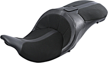 Danny Gray Tourist Air Black Textile 2up Seat 2008-2025 Harley Touring Bagger