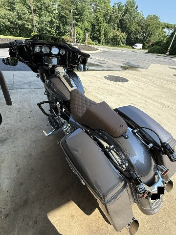 Saddlemen Step-Up Brown Gelcore Seat for 2008-2024 Harley Touring FLTRU FLHXXX