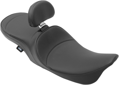 Drag Specialties Leather Low Profile Seat for 1999-2007 Harley Touring FLHX