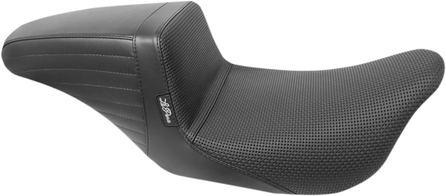 Le Pera Kickflip Basketweave Seat for 2008-2024 Harley Davidson Touring LK-597BW