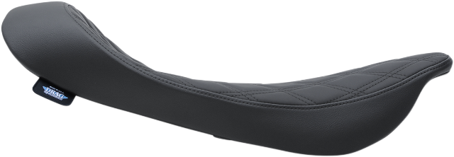 Drag Specialties Black Double Diamond Solo Seat for 1997-07 Harley Touring FLHR